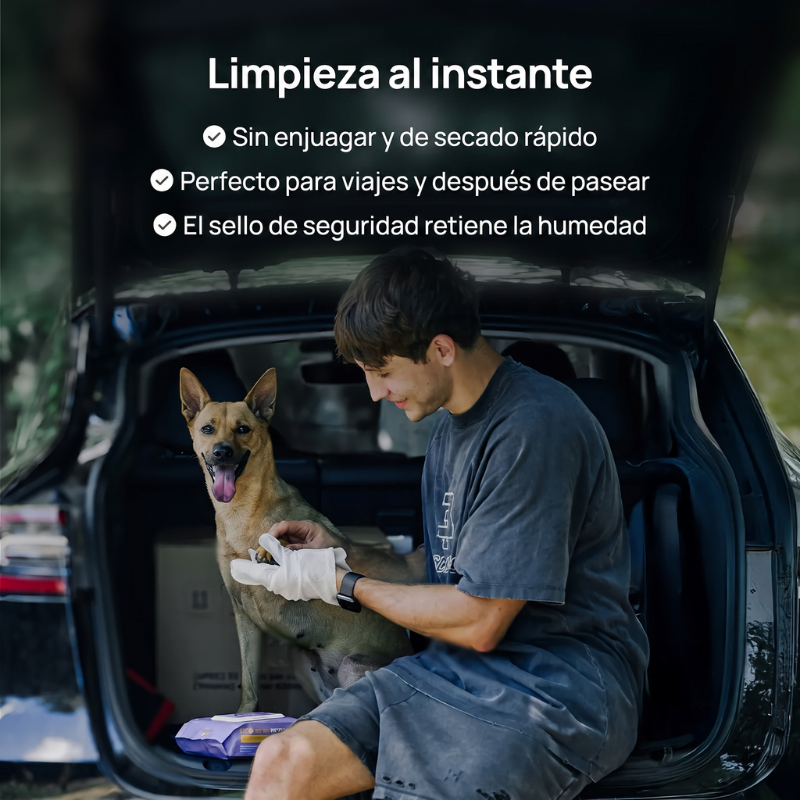 Guante Limpiador Instantáneo Perros
